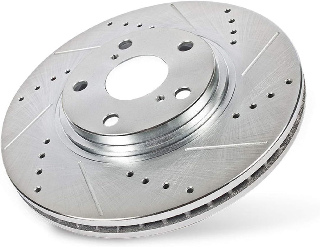 Z23 Carbon Fiber Brake Pads with Drilled & Slotted Brake Rotors Kit W878