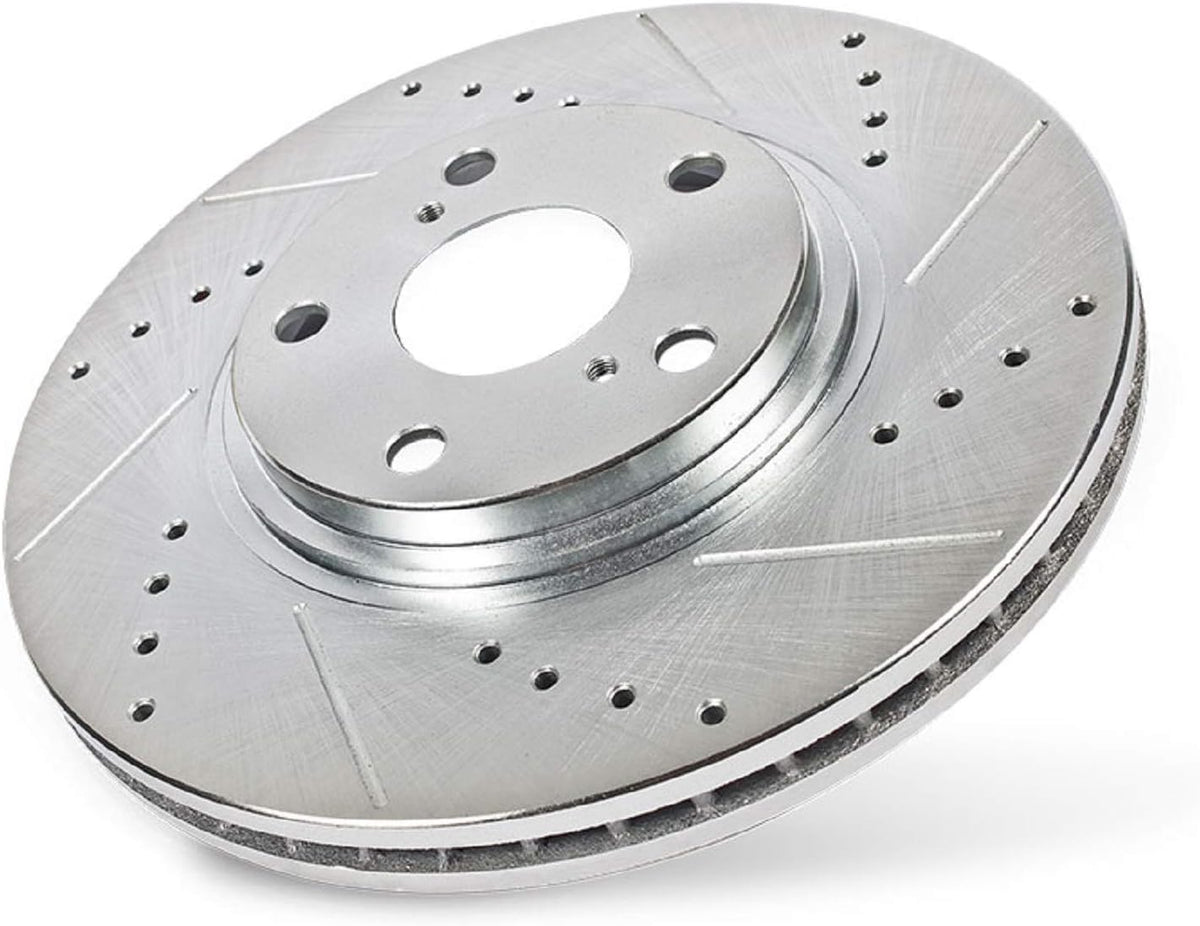 Z23 Carbon Fiber Brake Pads with Drilled & Slotted Brake Rotors Kit W878