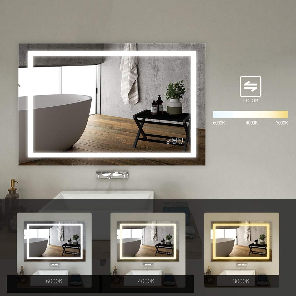 LED Lighted Bathroom Mirror C158