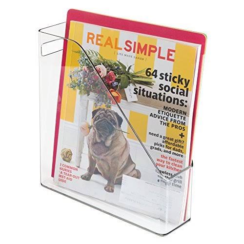 Plastic File Folder Bin Storage Organizer with Handle Y993697