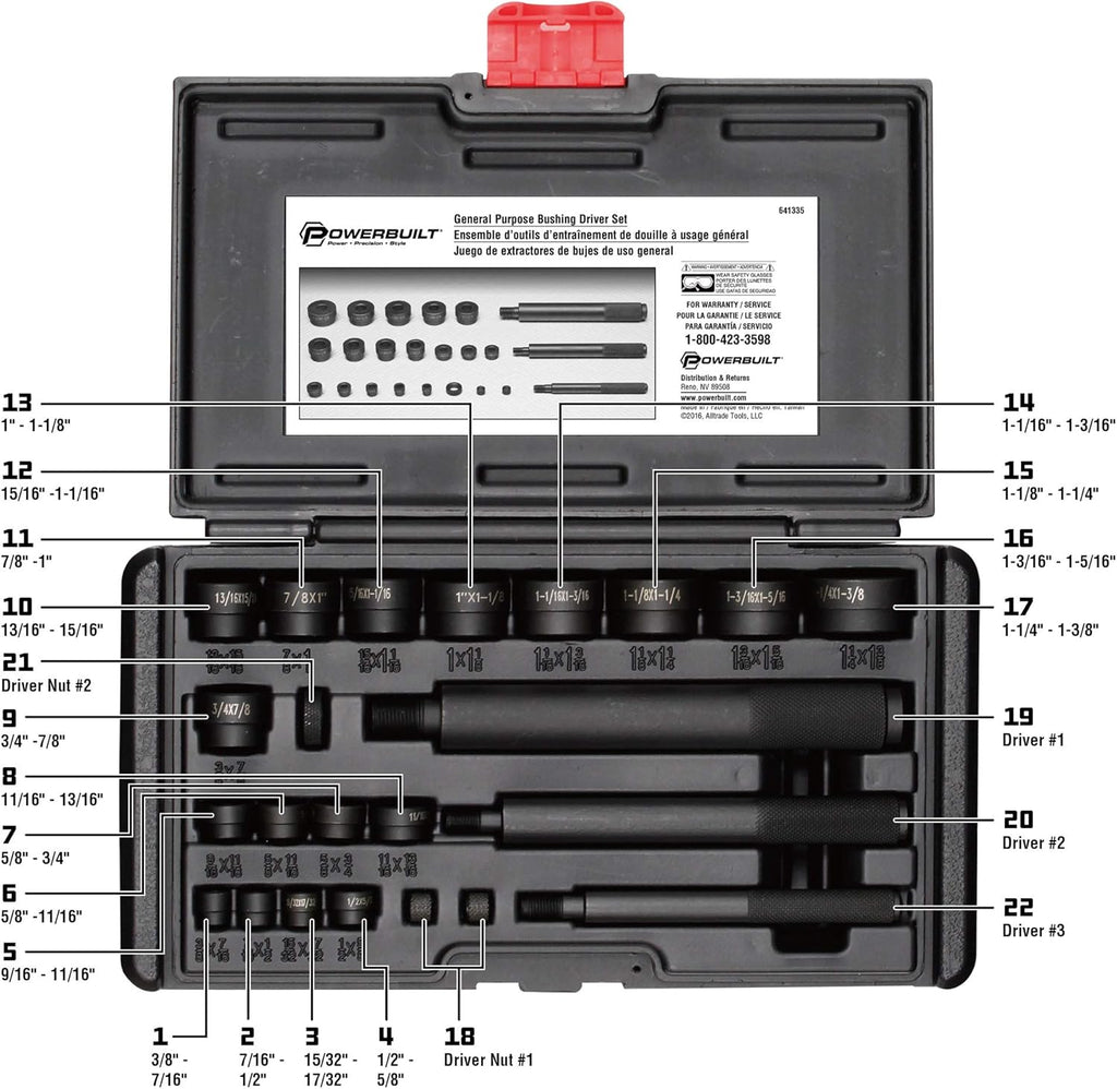 Bushing Driver Tool Kit, Pack of 2 I563278