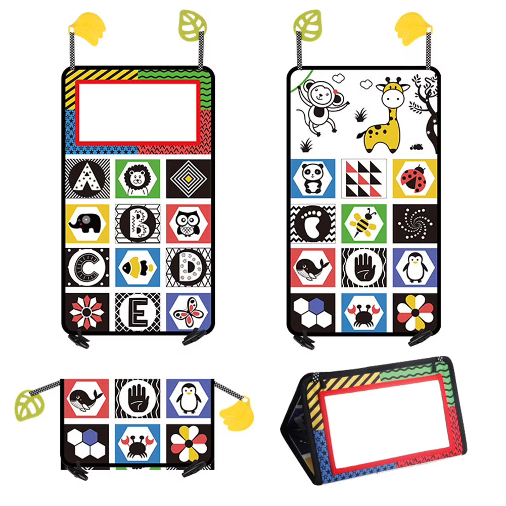 Foldable Mirror Toy Visual Auditive Toys (Alphabet) J3483