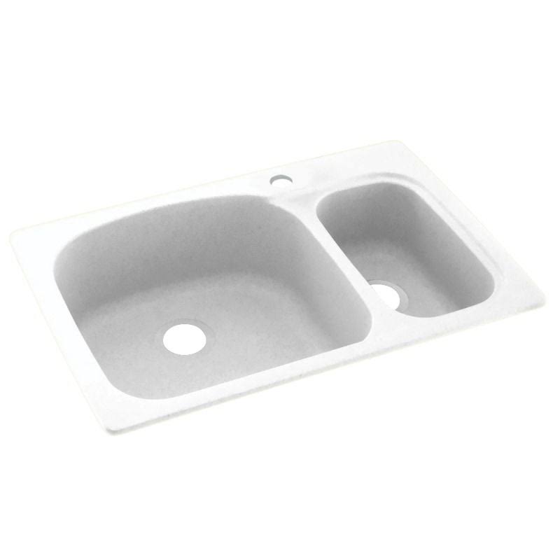 Double Basin Drop-in Kitchen Sink F5494