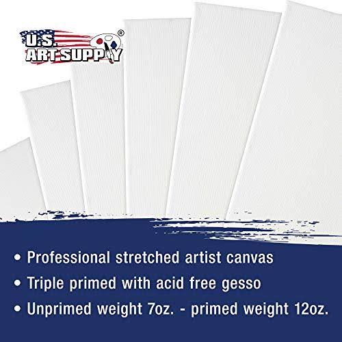 20-Pack 16 x 20 inch Acid Free Stretched Canvas Y39629