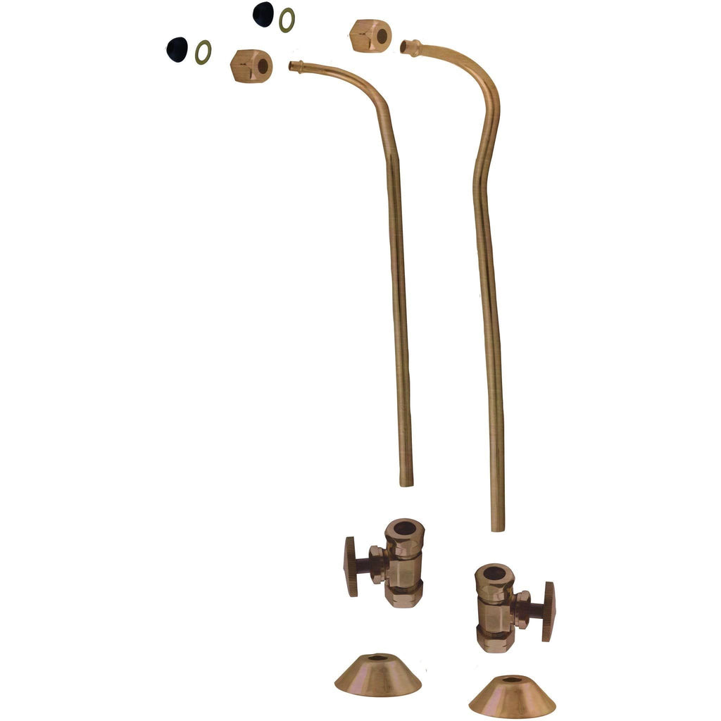 1/2x22 Copper Double Offset Bath Supply K50330
