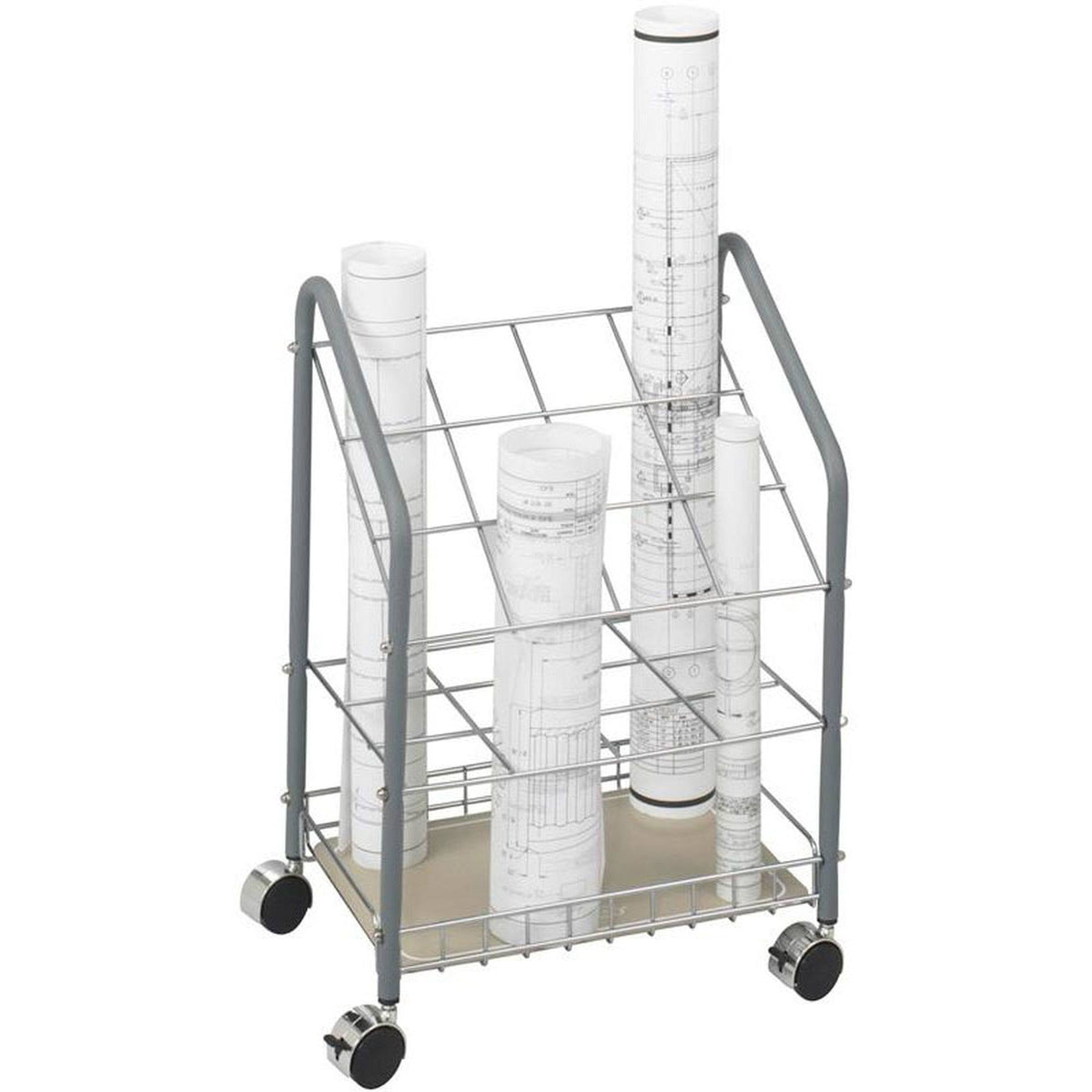 12 Compartments Wire Roll File J9585