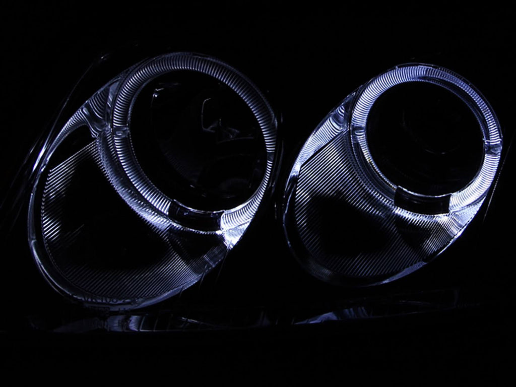 Chrome Halo Headlight with Projector N52298