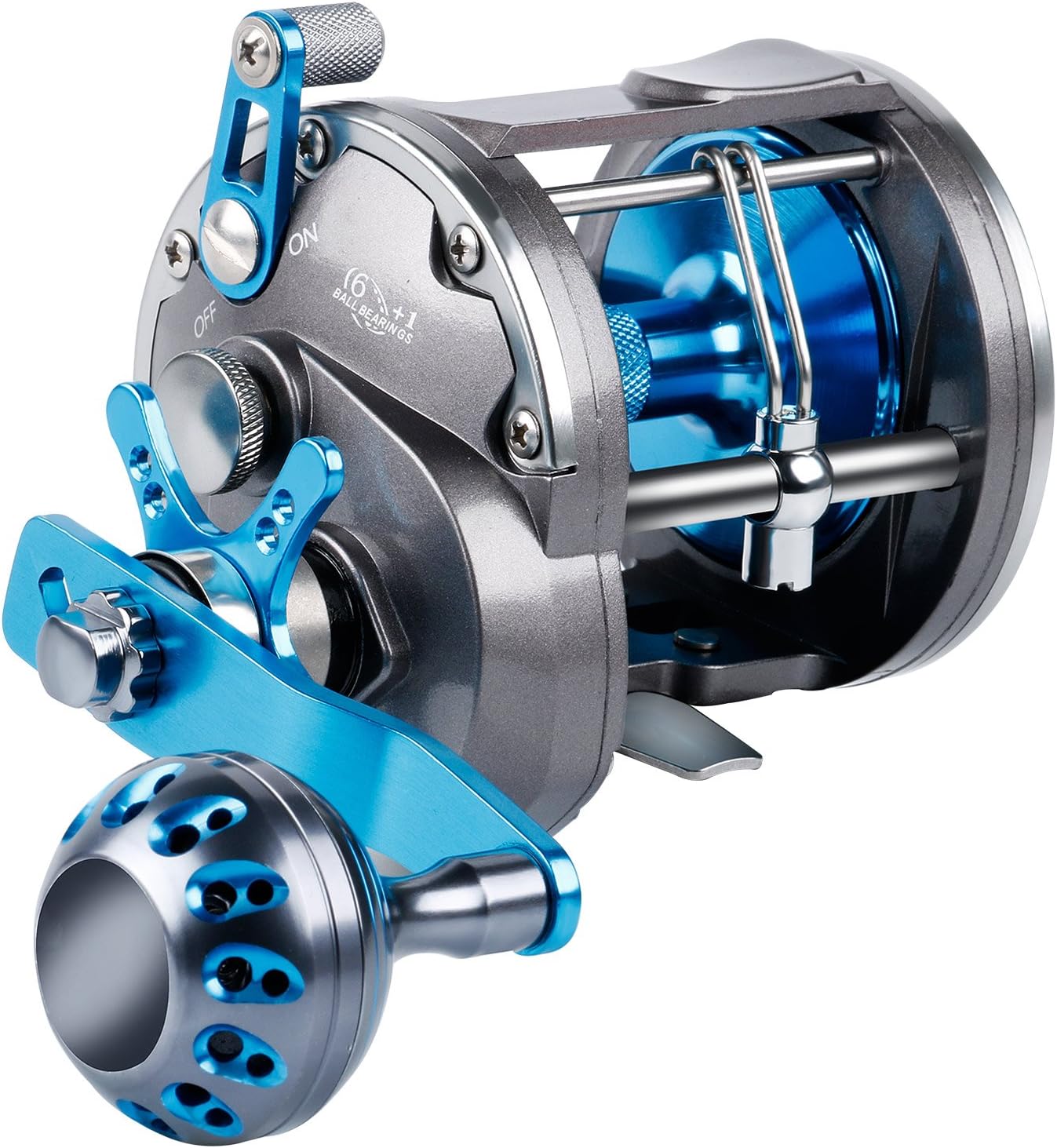 Pack of 2 Saltwater Level Wind Trolling Reels Q664