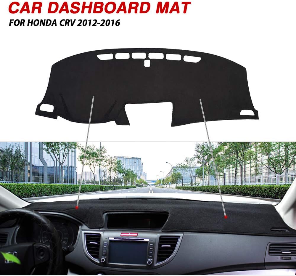 Flannel Dashboard Cover Nonslip Dash Mat Protector Y55586