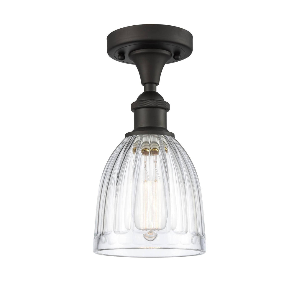 Oil Rubbed Bronze Semi-Flush Mount Light Y37611