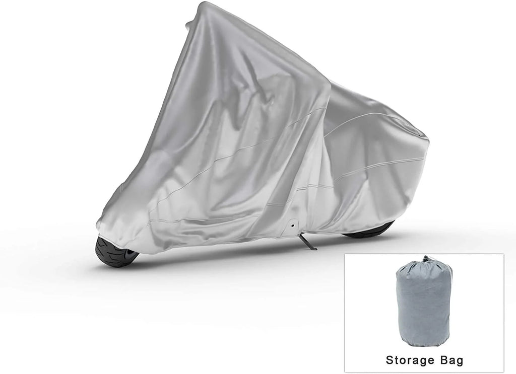 Motorcycle Cover with Reinforced Securing Straps and Storage Bag G972