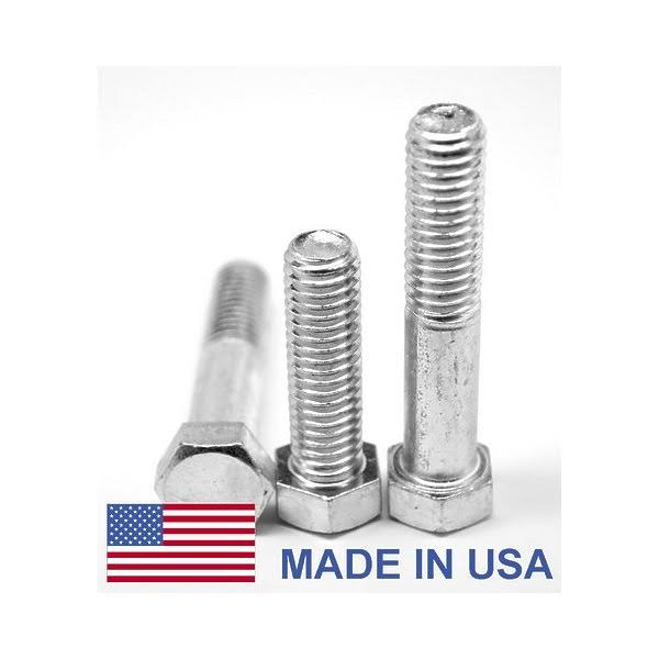0.63-11 x 2 Coarse Threaded Grade 5 Hex Cap Screw, USA Alloy Steel, Yellow Cadmium Plated, 100 Piece Z822