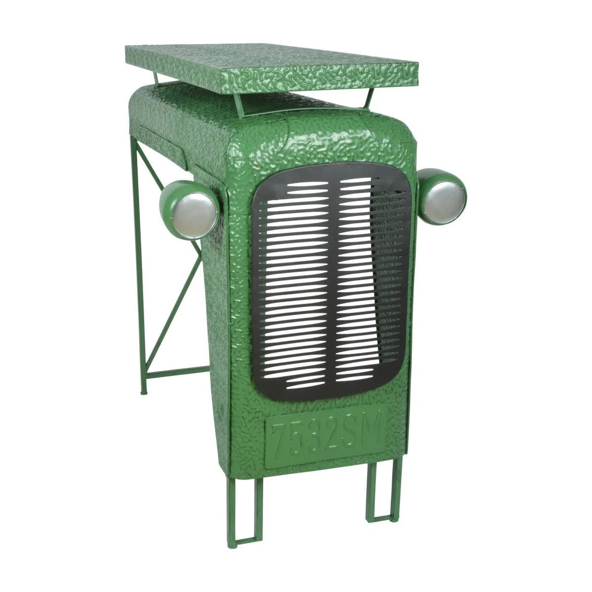 Green Metal Tractor Table P45648