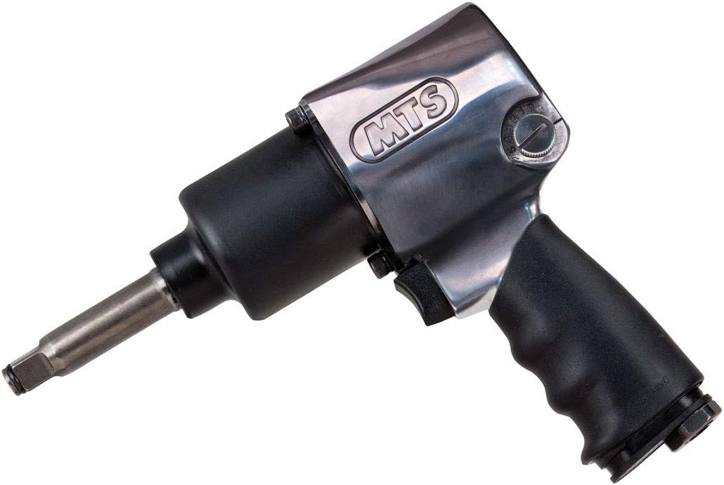 1/2-Inch Drive Aluminum Pneumatic Air Powered Impact Wrench, 2-Inch Anvil, Twin Hammer, Max Torque 680, Weight 6 lbs L71891