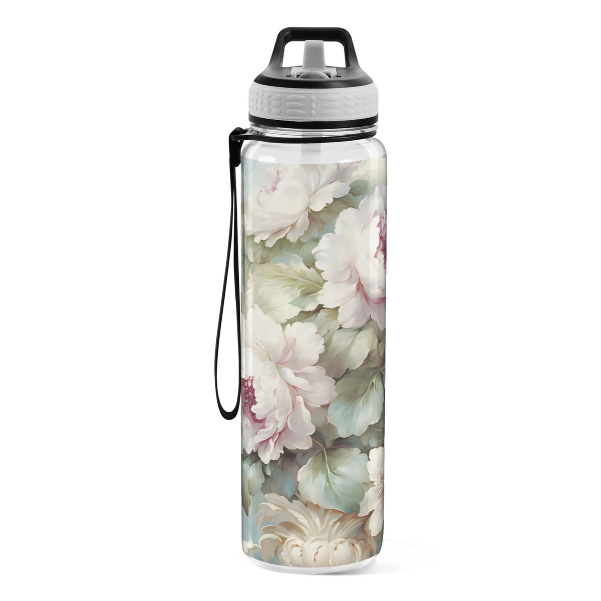 Clear 32oz Tritan Water Bottle with Straw K62190