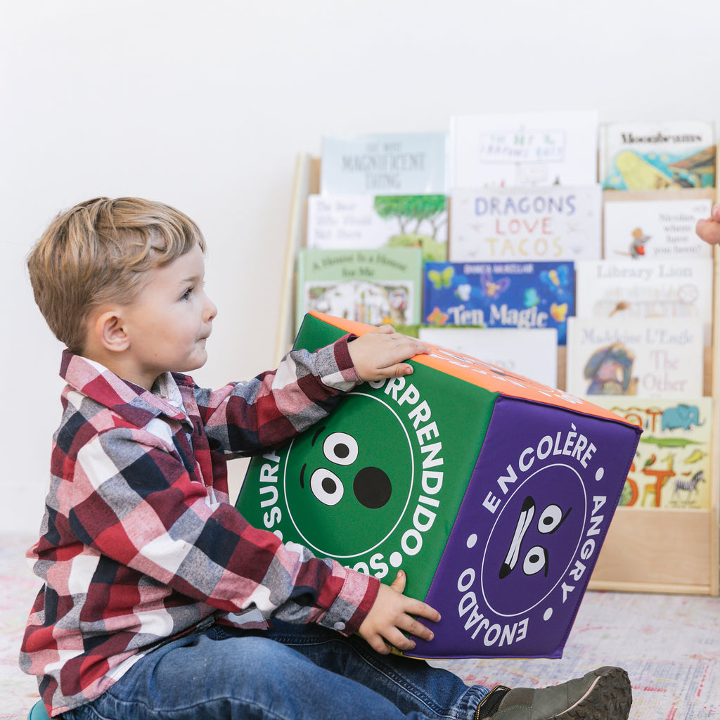 SoftZone Emotion Cube with Mirror Sensory Toy F4110
