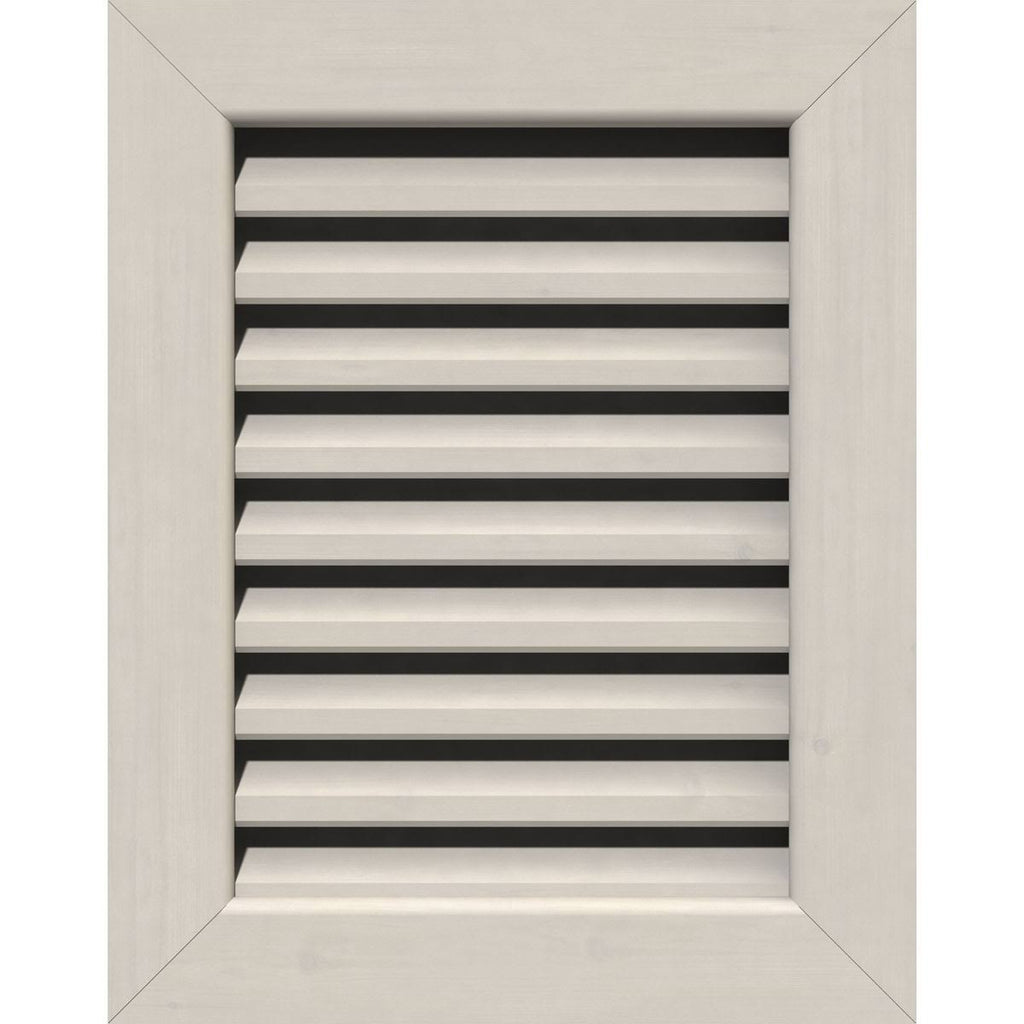32 inchw x 14 inchh Primed Western Red Cedar Gable Vent C52960