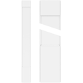 Plain PVC Pilaster with Capital and Base (Pair) H795