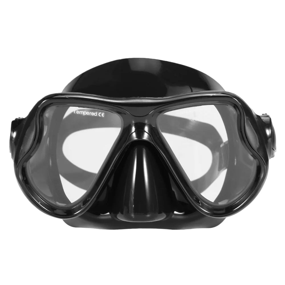Snorkel Set with Tempered Glass Lens Goggles I16584