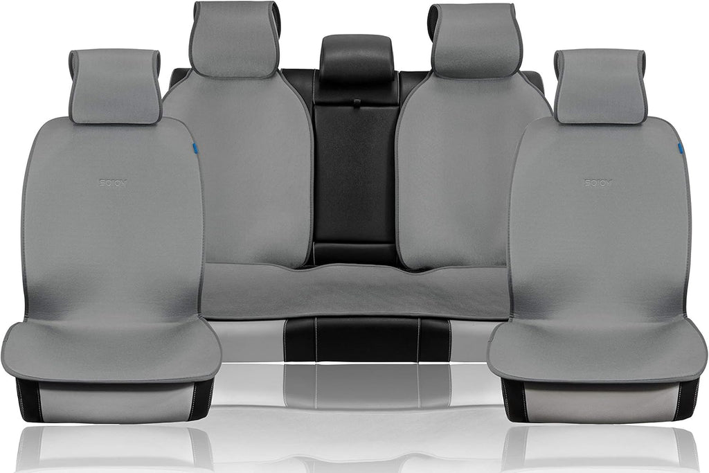 Brown and Tan Car Seat Covers Full Set A375892