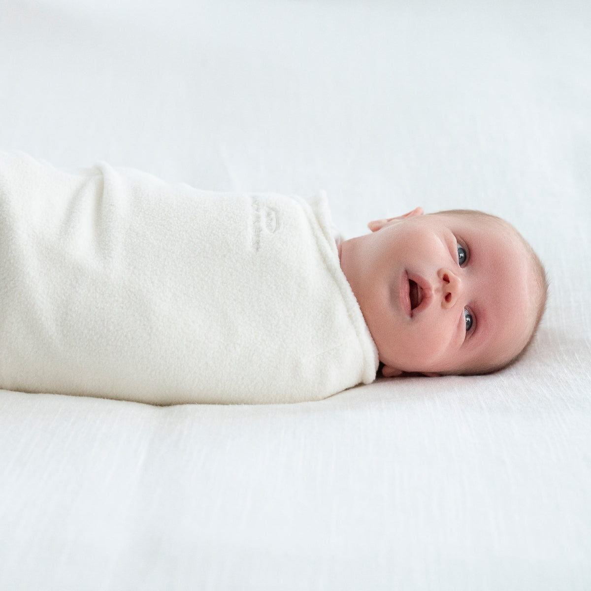 Micro-Fleece Sleepsack Swaddle, Cream, Small Q9823