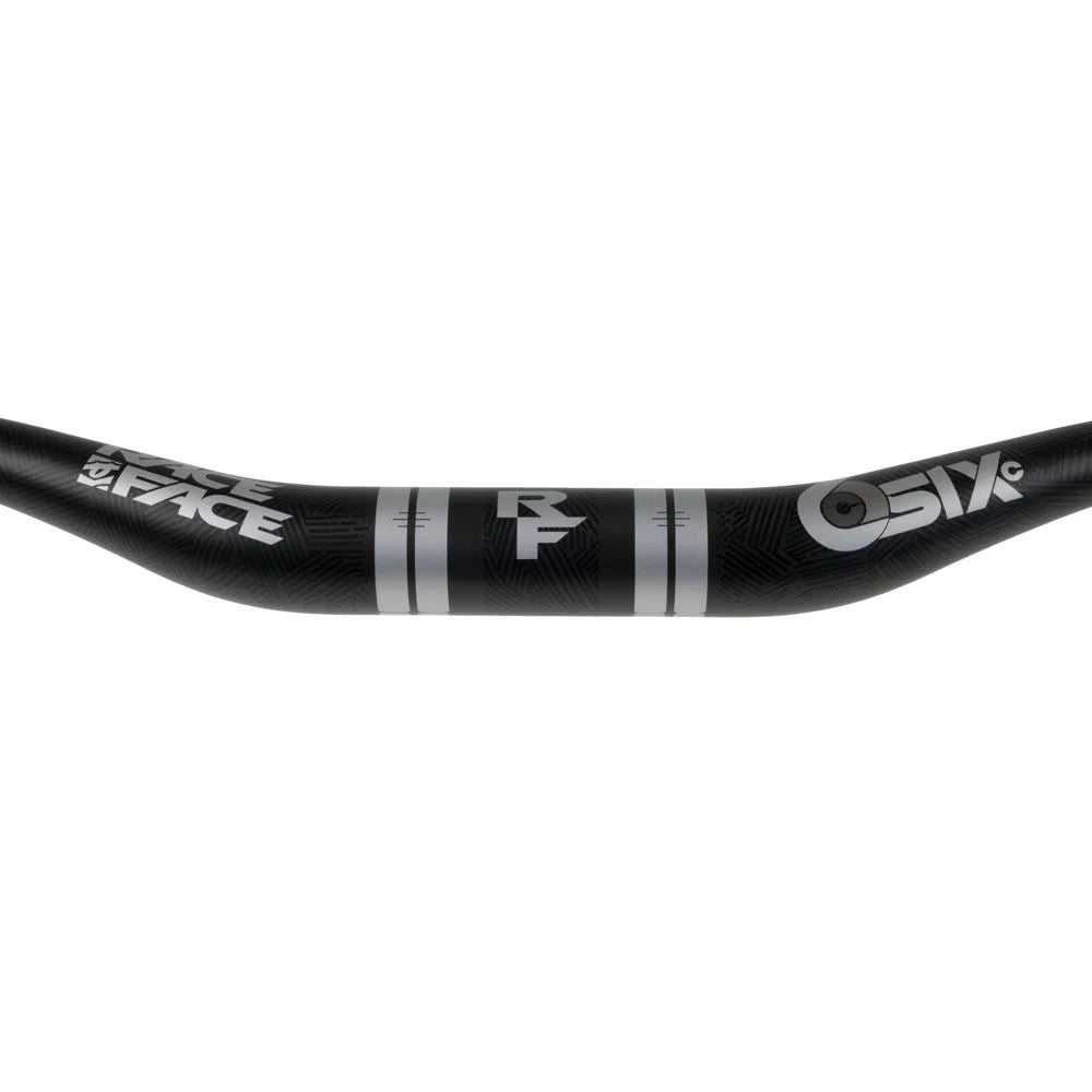 SixC Carbon Riser Handlebar 35 x 820mm 35mm Rise Silver K8061