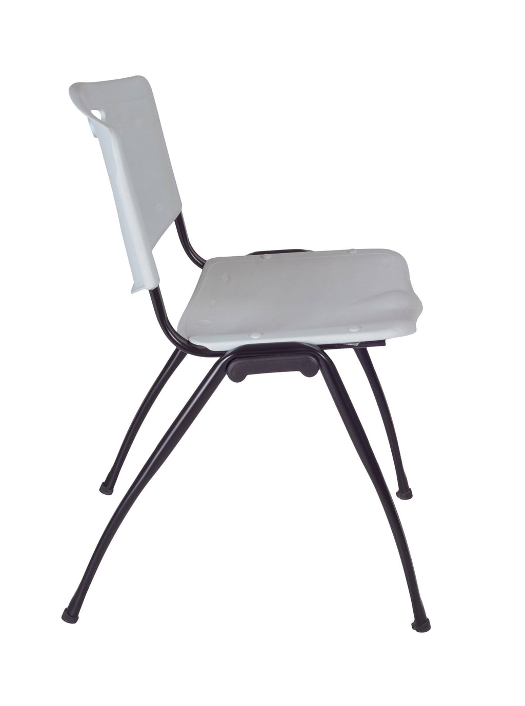 Cherry Training Table with 2 Grey Stack Chairs J109021