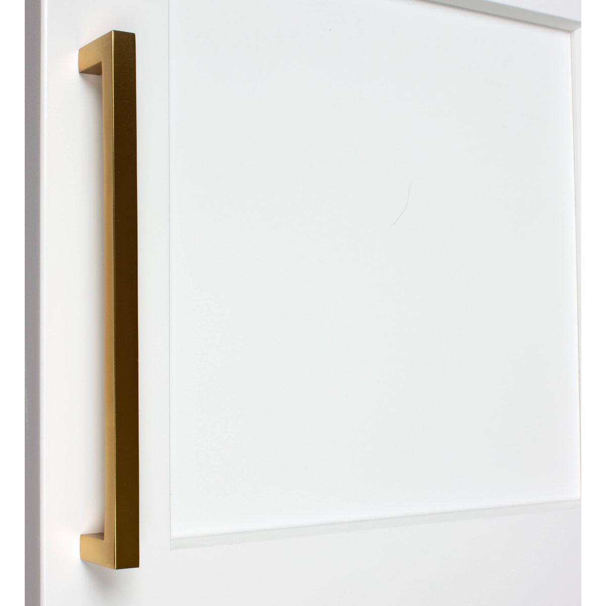 Brass Gold Solid Square Cabinet Bar Pulls (10-Pack) S376224