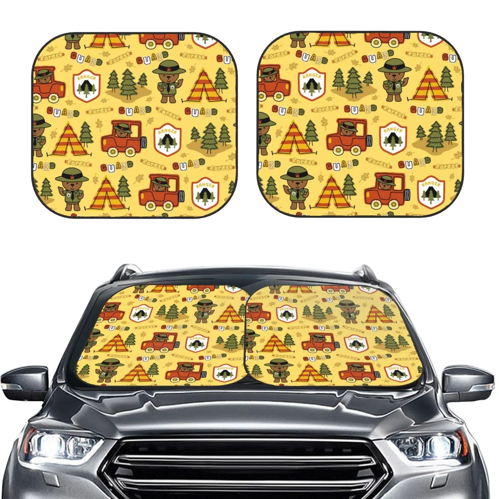 Foldable Car Sun Shade for Front Window G558