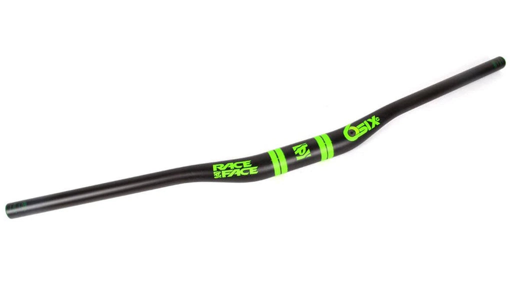 SixC Carbon Riser Handlebar 35 x 820mm 35mm Rise Silver K8061