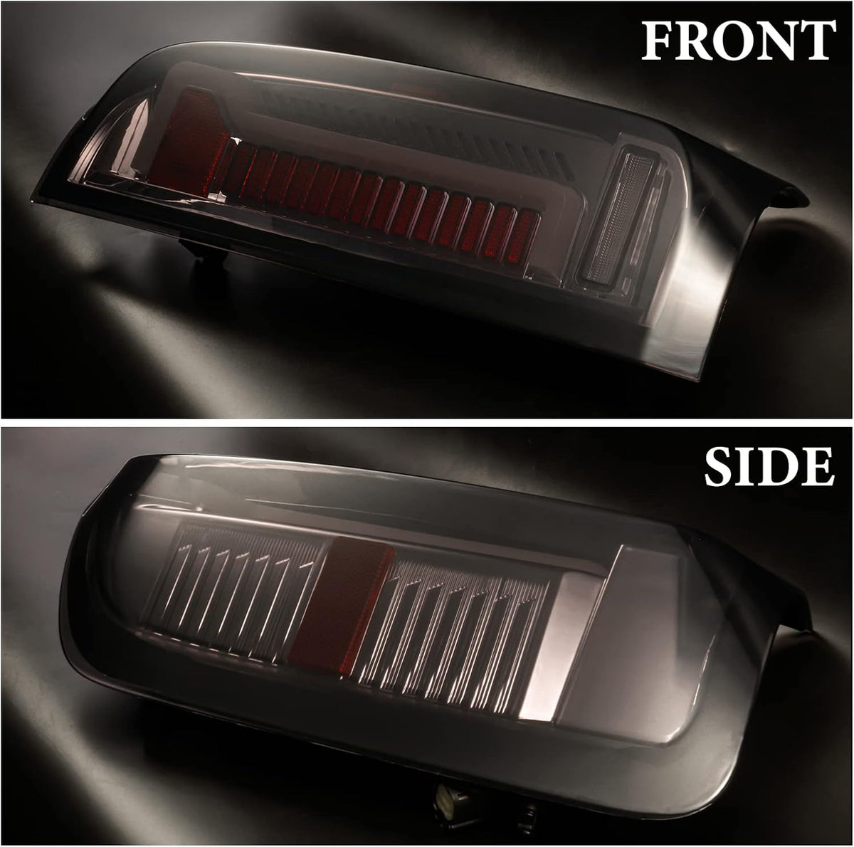 Smoked Lens LED Tail Lights Assembly O1409