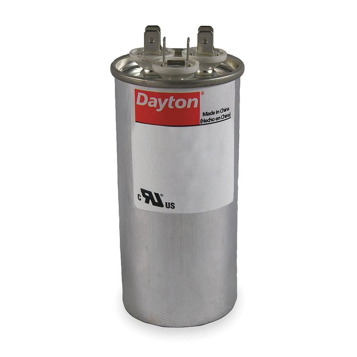 80/10 MFD 440V Round Dual Run Capacitor C6621