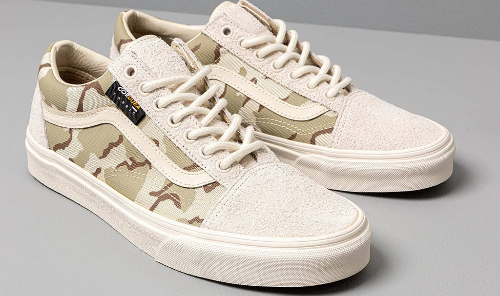 White Asparagus Camo Old Skool Shoes F838099