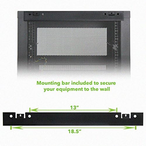 6U Wall Mount Rack Enclosure Server Cabinet 16.5 Inch Deep C70497