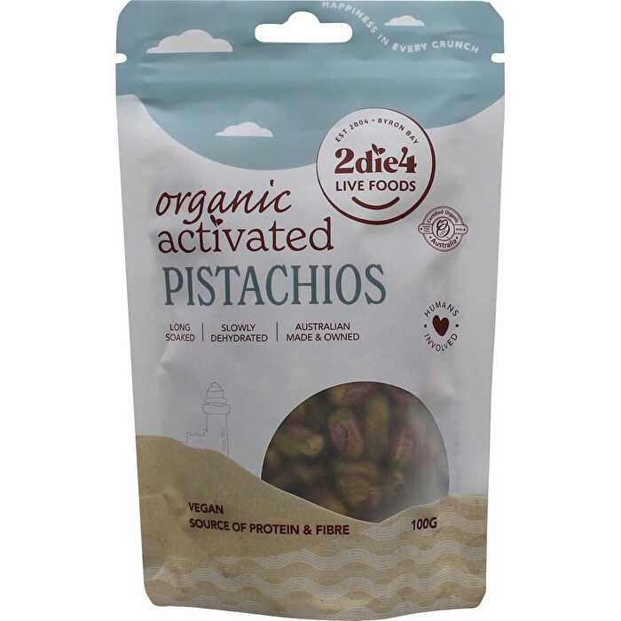 Organic Activated Pistachios 100g D1786