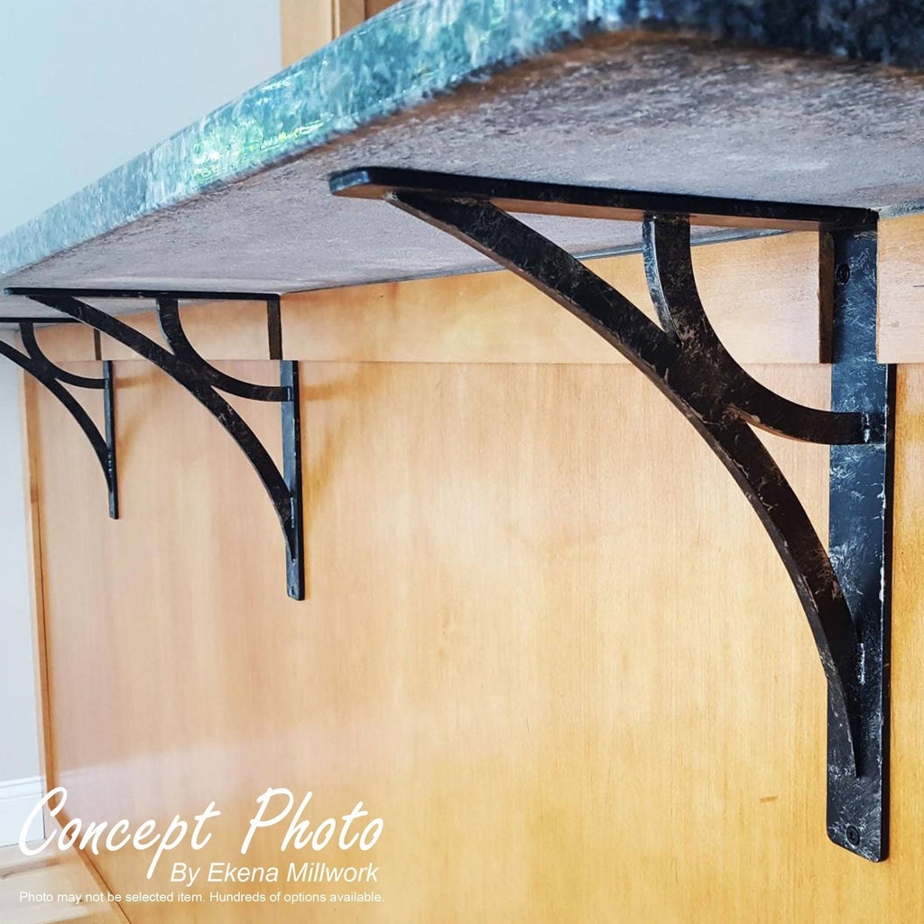 Wrought Iron Bracket Antiqued Copper T73463