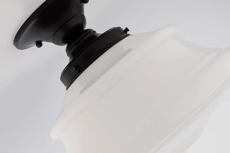 Satin Nickel Semi Flush Light I855