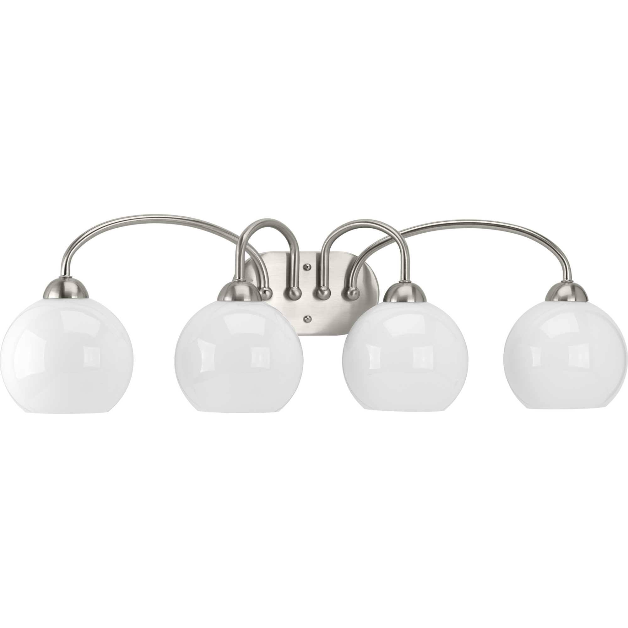 Brushed Nickel Four-Light Bath N455080