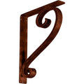Wrought Iron Bracket Antiqued Copper T73463