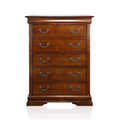 5 Drawer Chest in Brown Cherry T753