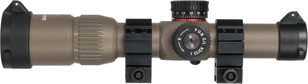 1-6x24 First Focal Plane Rifle Scope with Illuminated BDC Reticle X70973