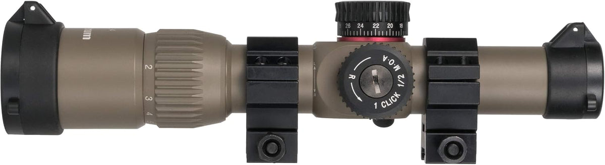 1-6x24 First Focal Plane Rifle Scope with Illuminated BDC Reticle X70973