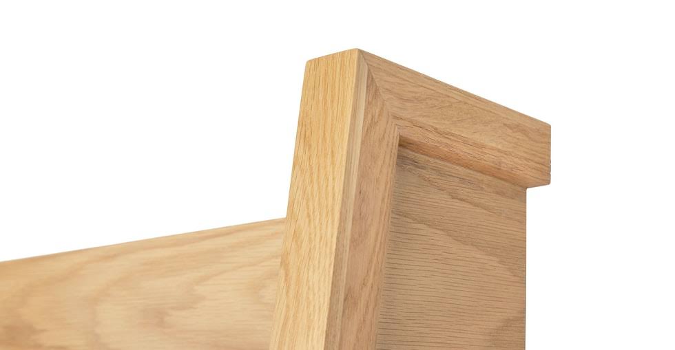 Solid Wood Oak Bookcase Z88596