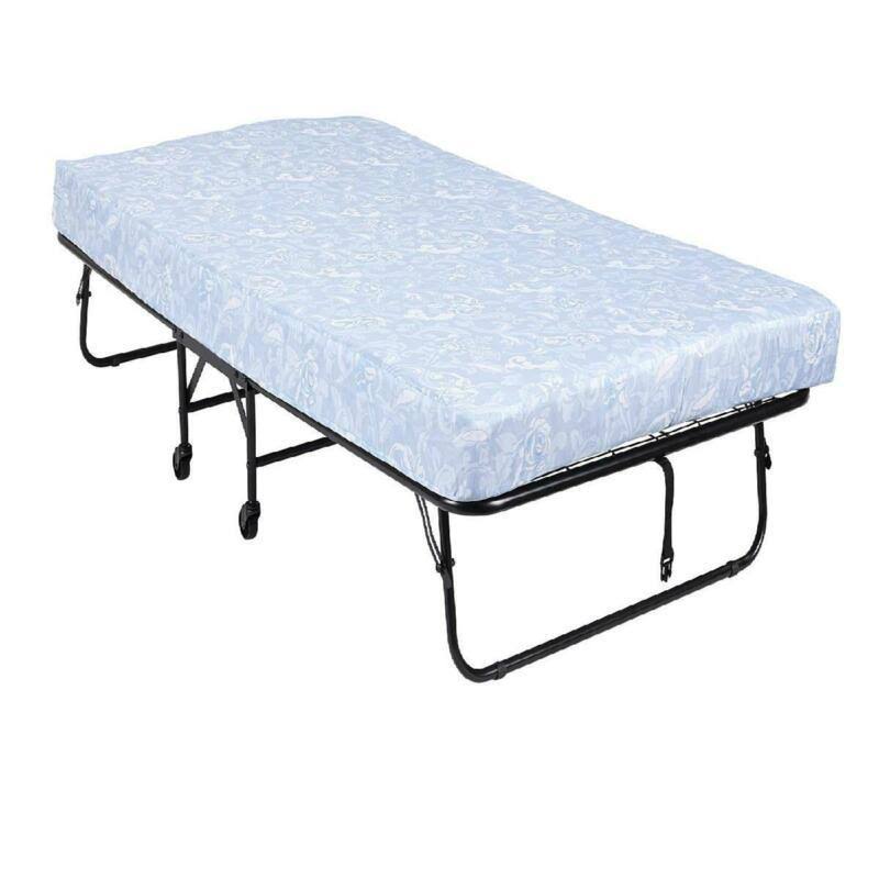 Folding Bed Cot with Foam Mattress D72442