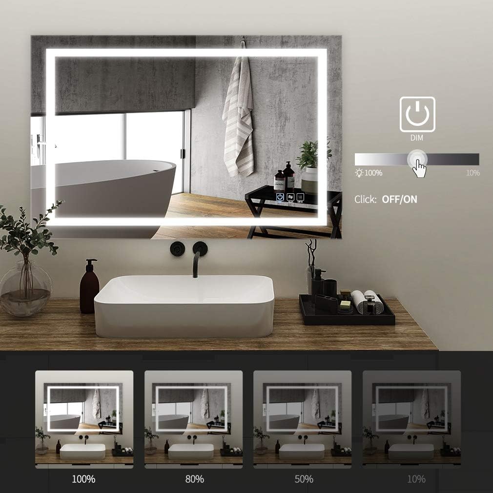LED Lighted Bathroom Mirror C158