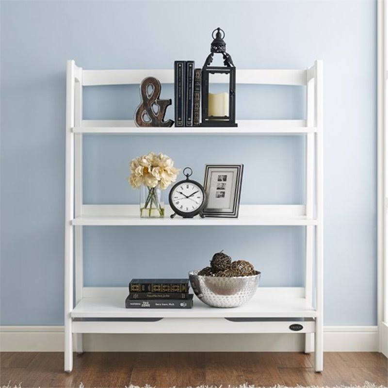 White 3 Shelf Ladder Bookcase E963