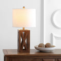 Brown Wood LED Lamp Q31871