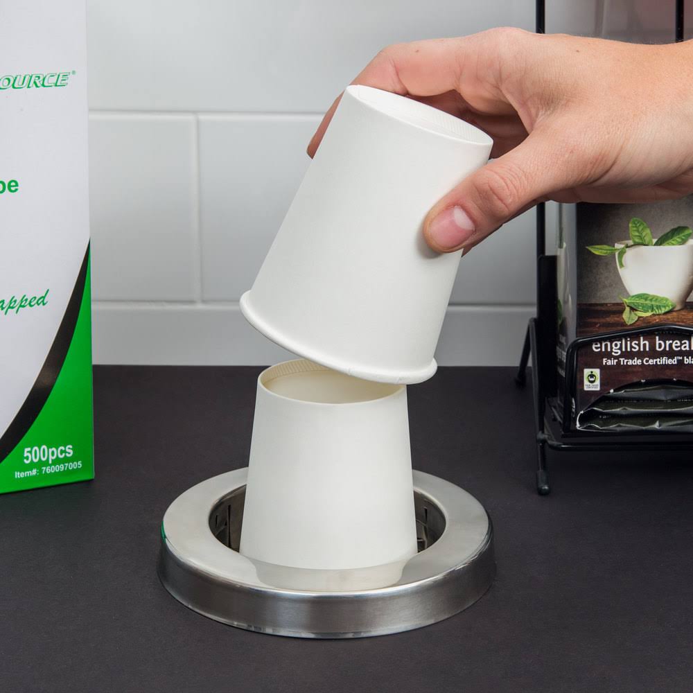 In-Counter Cup Dispenser, 6-10 oz. W7963