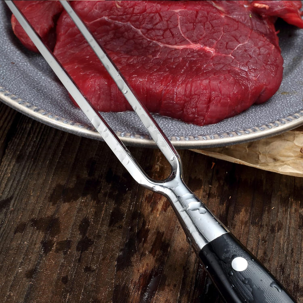 Carving Knife and Fork Set, German High Carbon Stainless Steel, Full Tang K596656