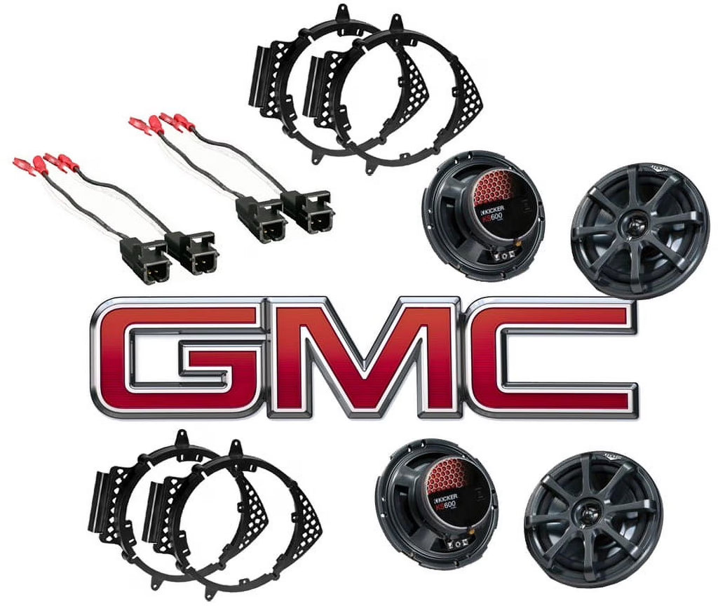 6.5" Speakers with Harness & Adapter Plates E190471